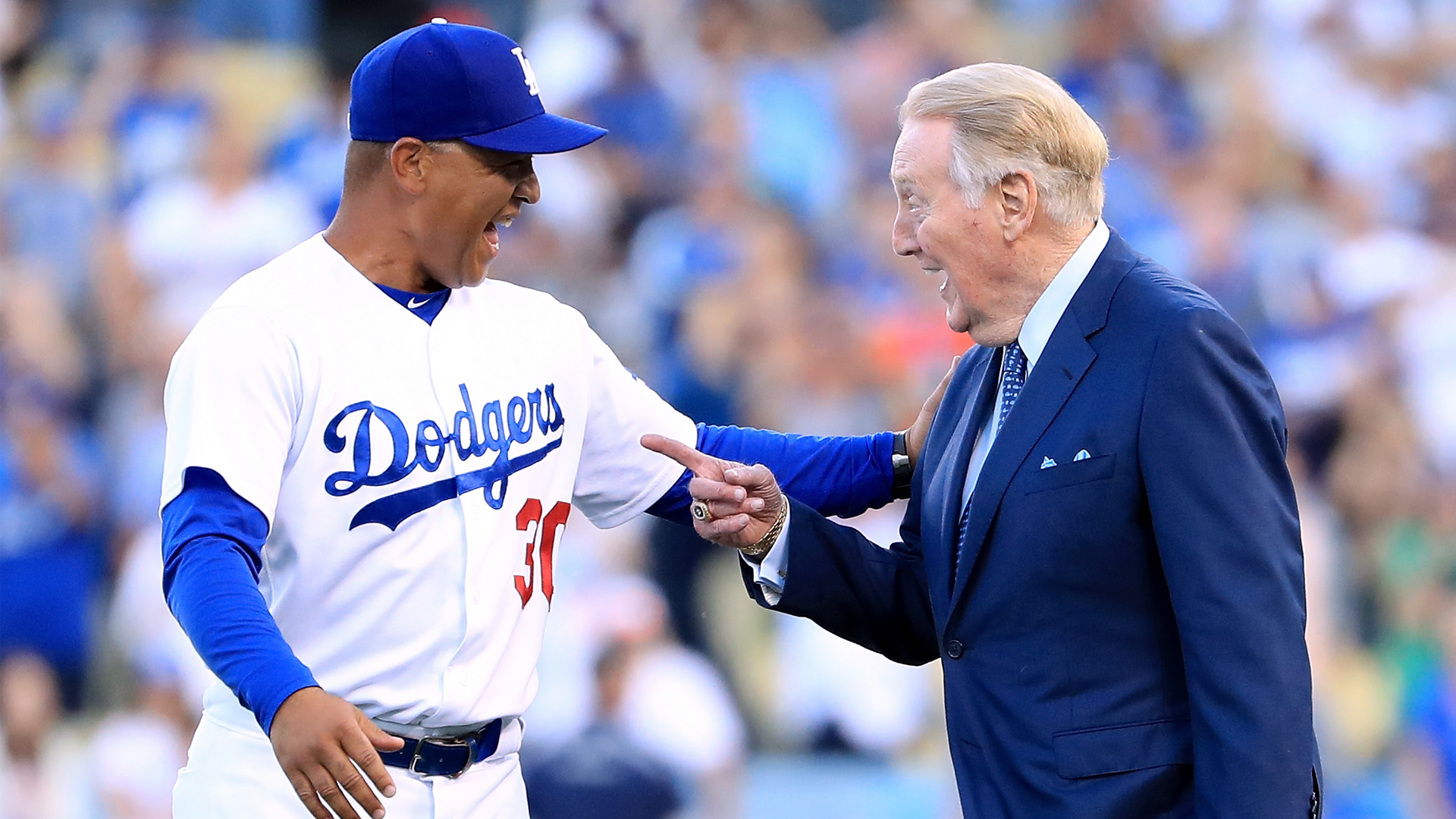 Dave Roberts Vin Scully