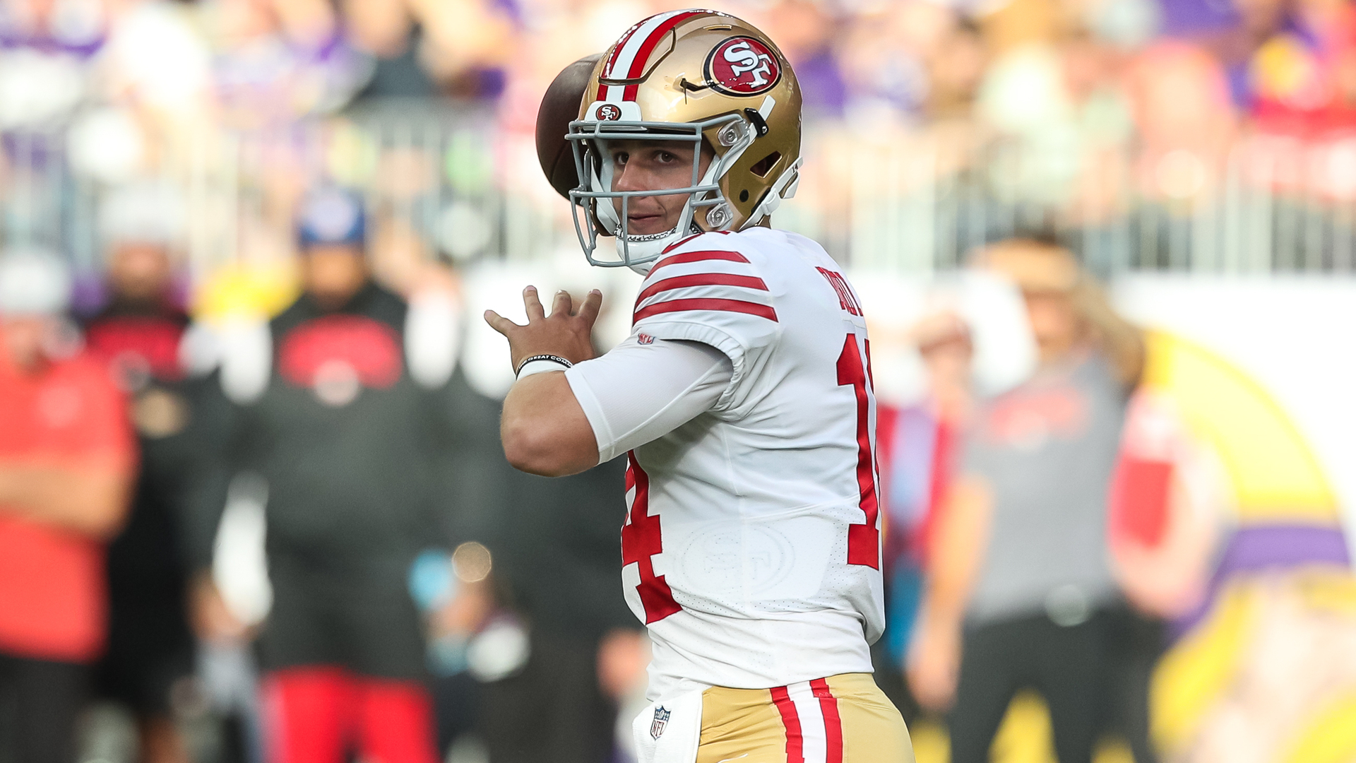 49ers' QB Brock Purdy has 'done his part' for roster spot, John Lynch says - NBC Sports