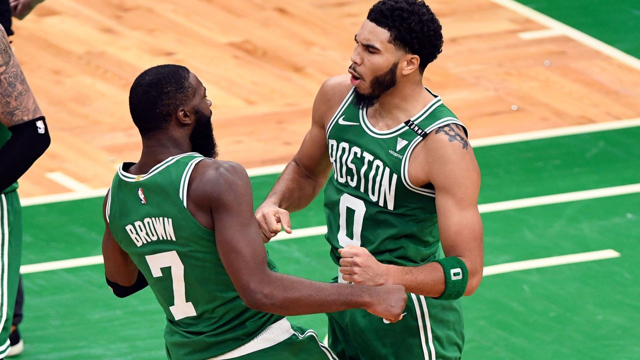 Jayson Tatum and Jaylen Brown are the first Celtics duo to accomplish this incredible feat