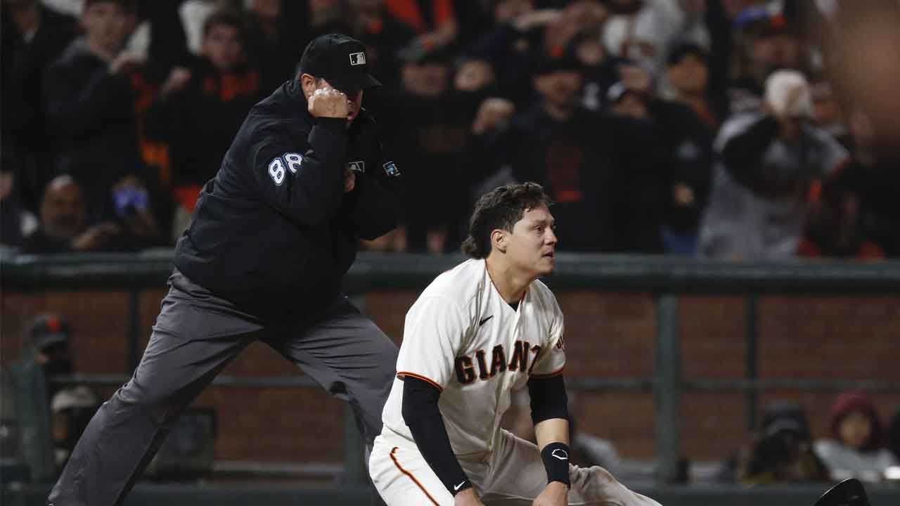 Giants hurt by odd MLB rule in controversial NLDS loss vs. Dodgers – NBC Sports Bay Area