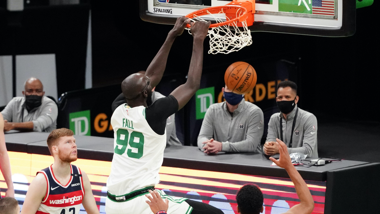 Brad Stevens ‘could not be happier’ for Tacko Fall after action against Wizards