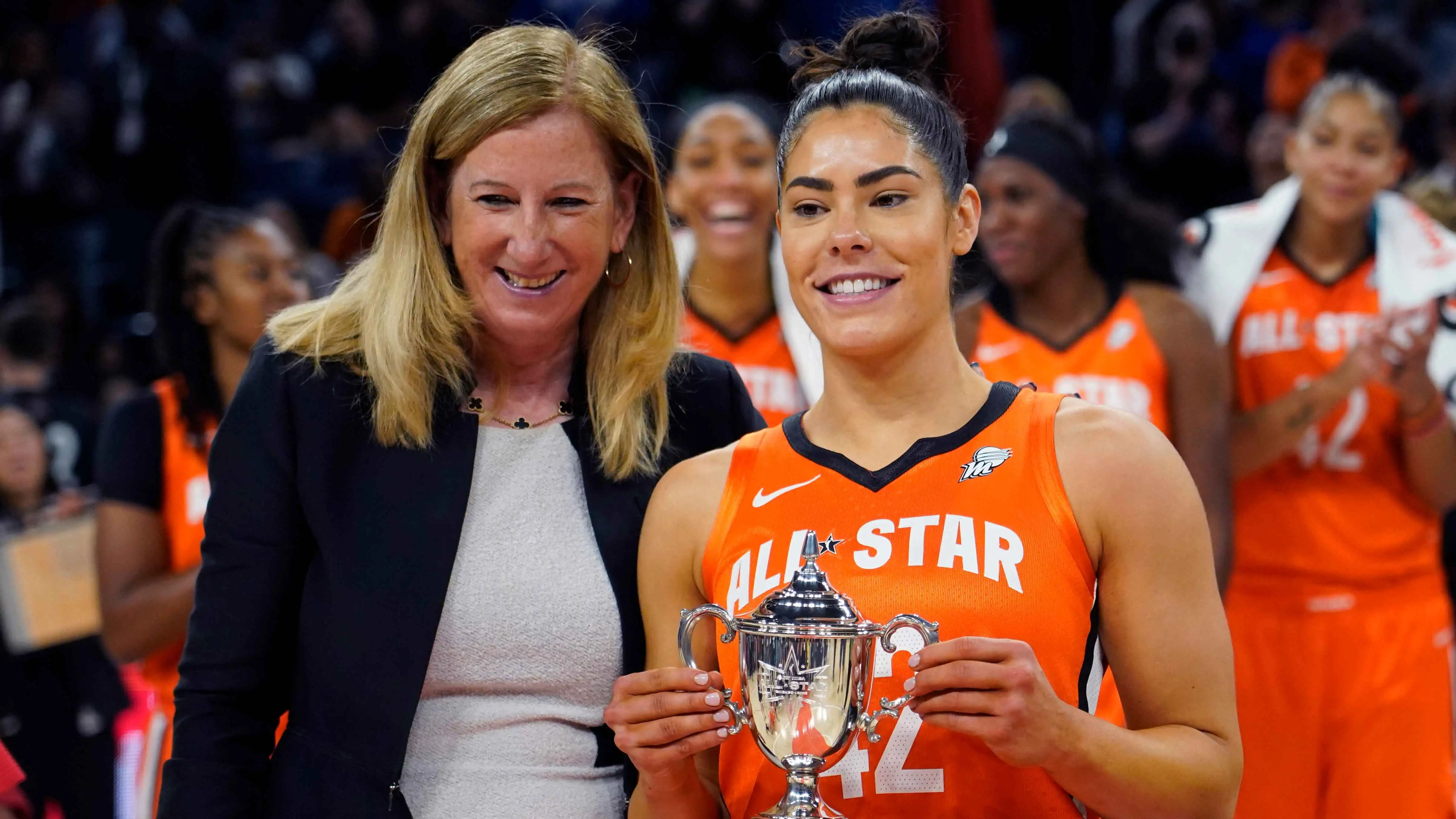 WNBA AllStar Game Every MVP, reaction to tiny trophy NBC Sports