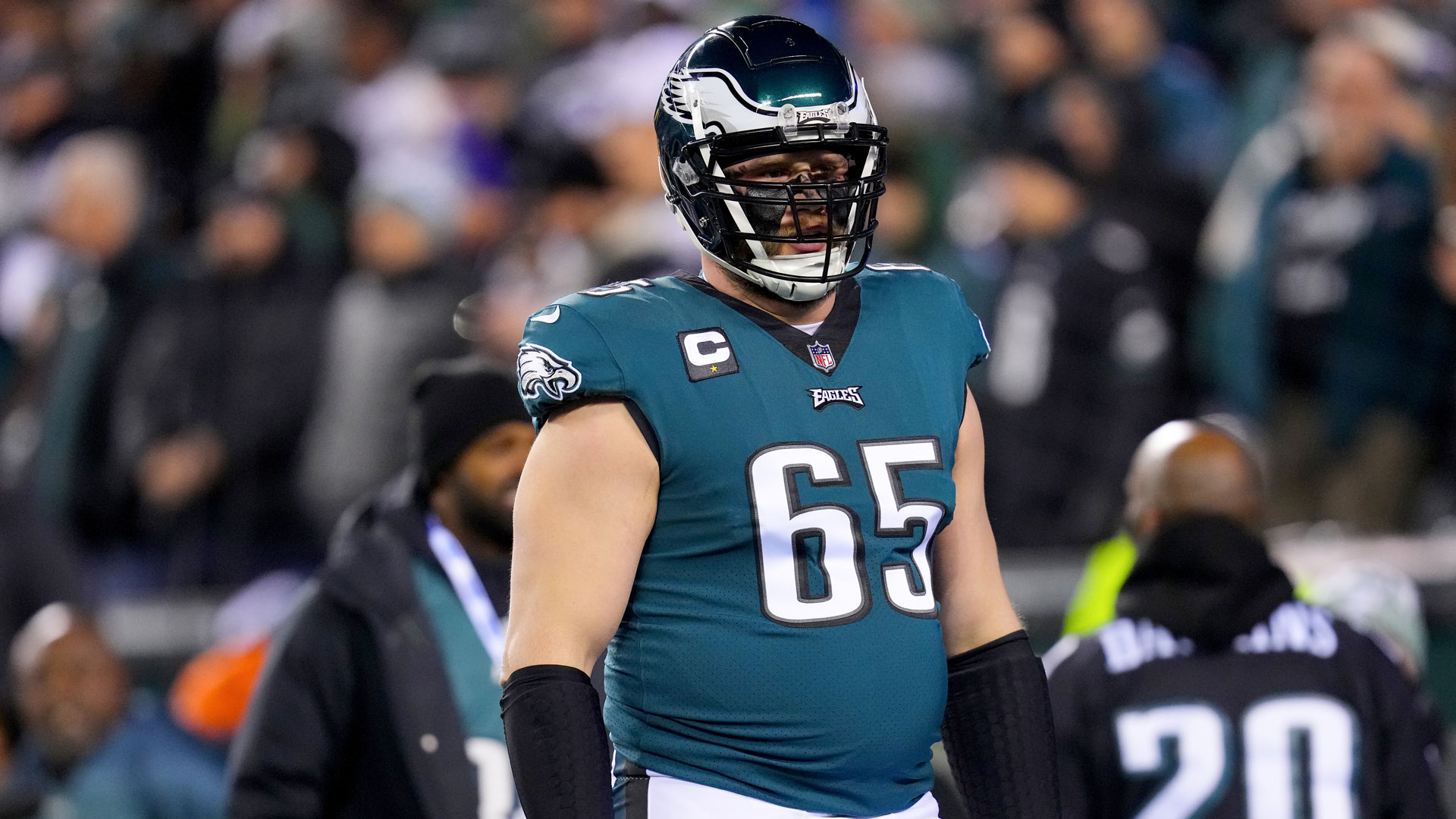 Eagles marvel at Lane Johnson's toughness in playoff win – NBC