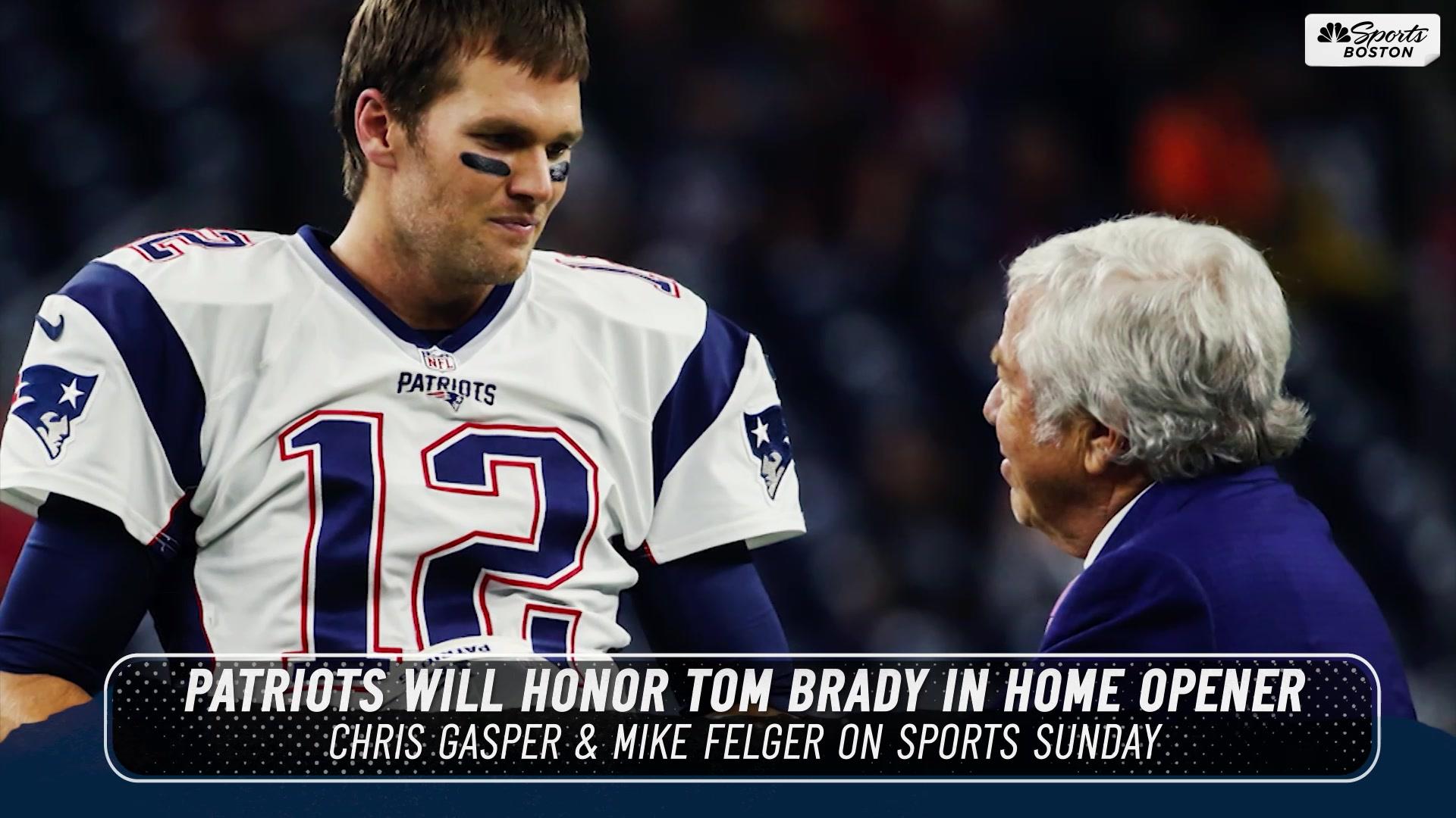 How does Bill Belichick feel about Patriots honoring Tom Brady